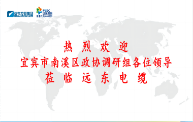 南溪區(qū)政協(xié)黨組書記、主席余水情率隊蒞臨遠(yuǎn)東電纜宜賓參觀調(diào)研